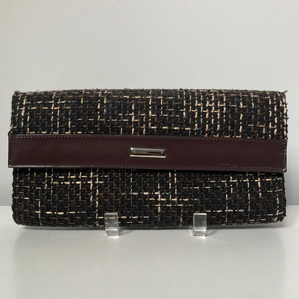 Tweed Rectangular Handbag - image 1